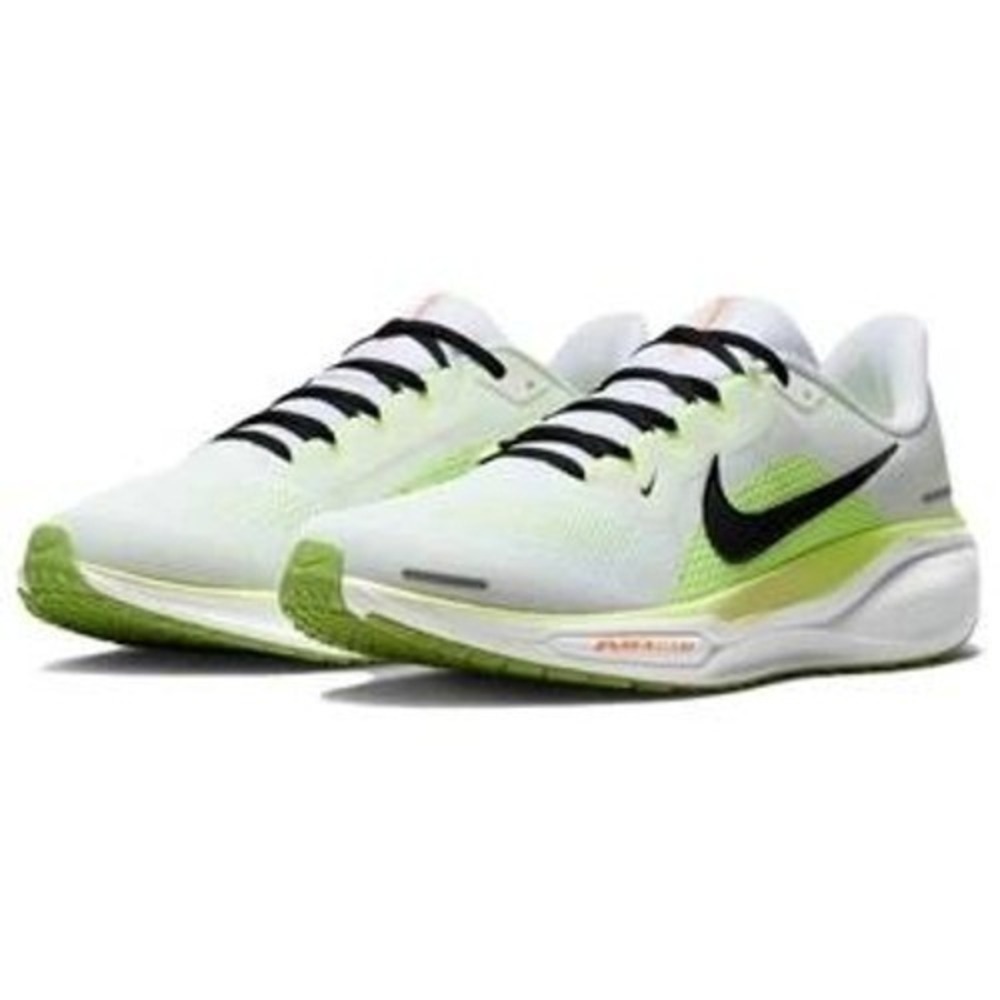 Nike Air Zoom Pegasus 41 White Black‎ Volt Ice Running Shoes FD2722-120 Mens 8.5